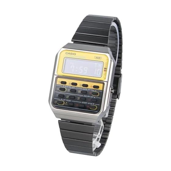 CASIO Heritage Colors CASIO CLASSIC КАЛЬКУЛЯТОР Часы Унисекс Мужские Женские Цифровые Желтые CA-500WEGG-9B [Параллельный импорт]