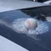 1pcs 3D Car Glass Stickers Basketball Football Tennis Baseball Balls 3D Sticker Waterproof Strong Adhesion Decoration Stickers