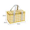 Large-capacity Picnic Bag with Thick Insulation for Heat Retention and Cold Preservation, Foldable and Portable Lunch Box