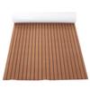 EVA Flooring Mat 120x240cm Non-Slip Self Adhesive Decking Pad Decoration for Marine Boat Yacht(Light Brown Black )
