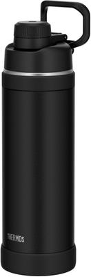 Thermos Water Vacuum Insulated Sports Convenient Carry Direct Removable Spout for Easy Cold Storage Only BK [With Handle/dishwasher Safe] Bottle,