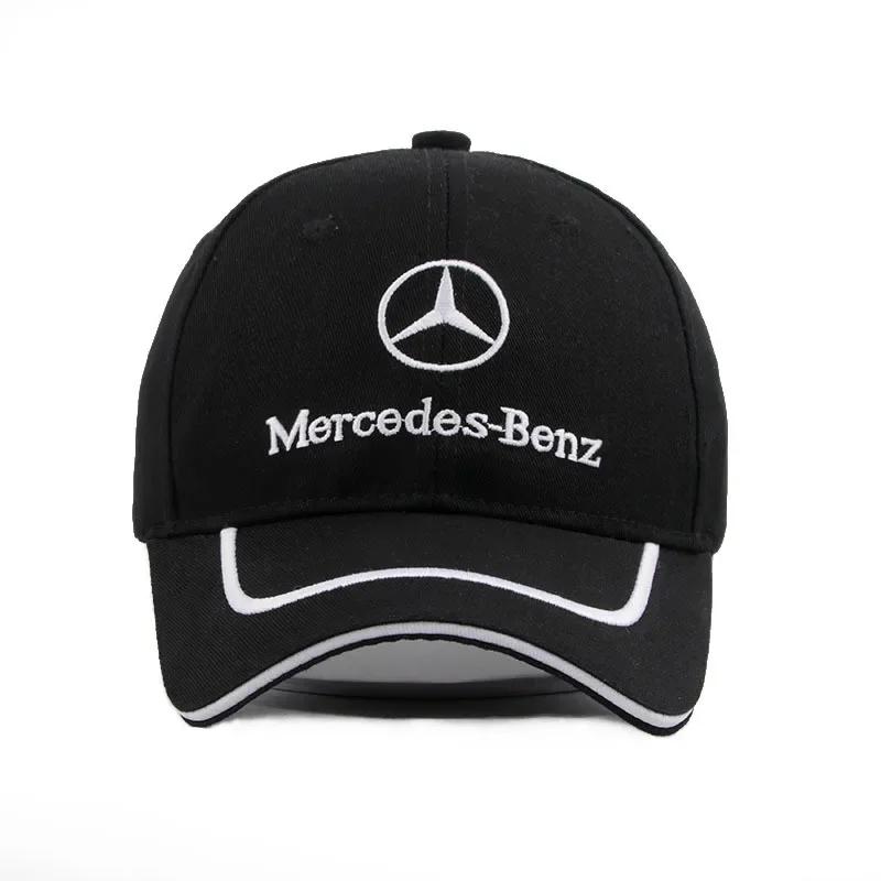FCL4 Hot 2026 New For Benz Car Baseball Cap Spring And Autumn Outdoor Adjustable Casual Hats Sunscreen Hat For Mercedes Benz W212 W21