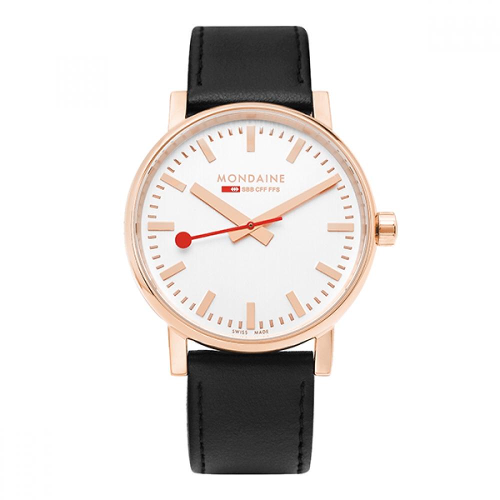 

Mondaine MSe.40112.lb Railway Evo 2 Men S Leather Watch MSE.40112.LB
