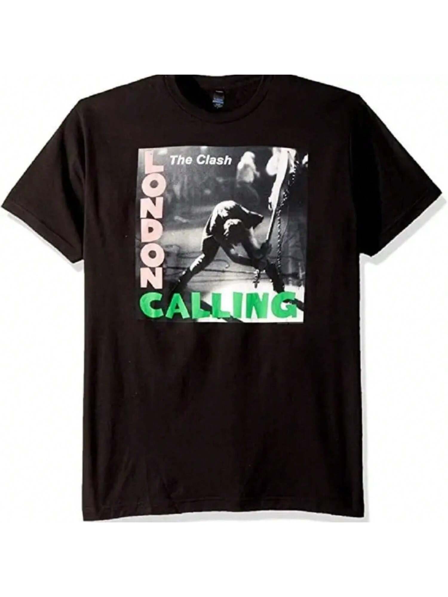 Authentic The Clash Cover T Shirt S 2XL NEW S разноцветный