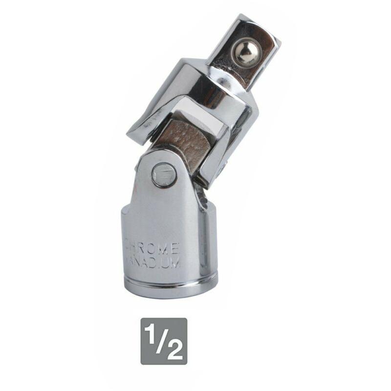 Swivel Drive Joint Socket Set 1/4 3/8 /2 inch with Secure Locking Feature for Ratchet and Extension Compatibility