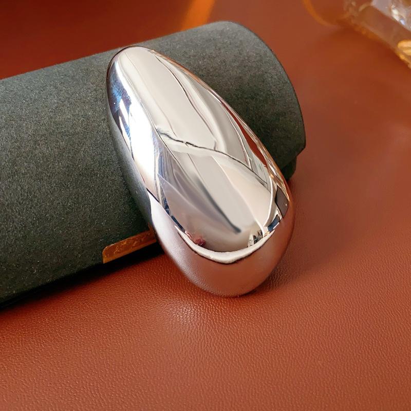 Geometrische Metall Glänzende Eierschalen Broschen Für Frauen Einzigartige Exquisite Anzug Korsagen Nadeln Party Schmuck Mode Accessoire