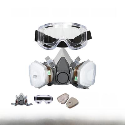 "Masque à gaz protecteur 6200 pour peinture au pistolet, pesticides, produits chimiques et formaldéhyde"