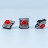 GATERON Red Silent Keyboard Switches with Linear 45gf SMD LED Factory for MX Mechanical Keyboards KS-33 Low-Profile 2.0 3-Pin Pre-Installed (110)