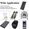 Panel Solar USB de alta potencia de 5V, impermeable para exteriores, senderismo, Camping, células portátiles, Banco de energía, cargador Solar de batería
