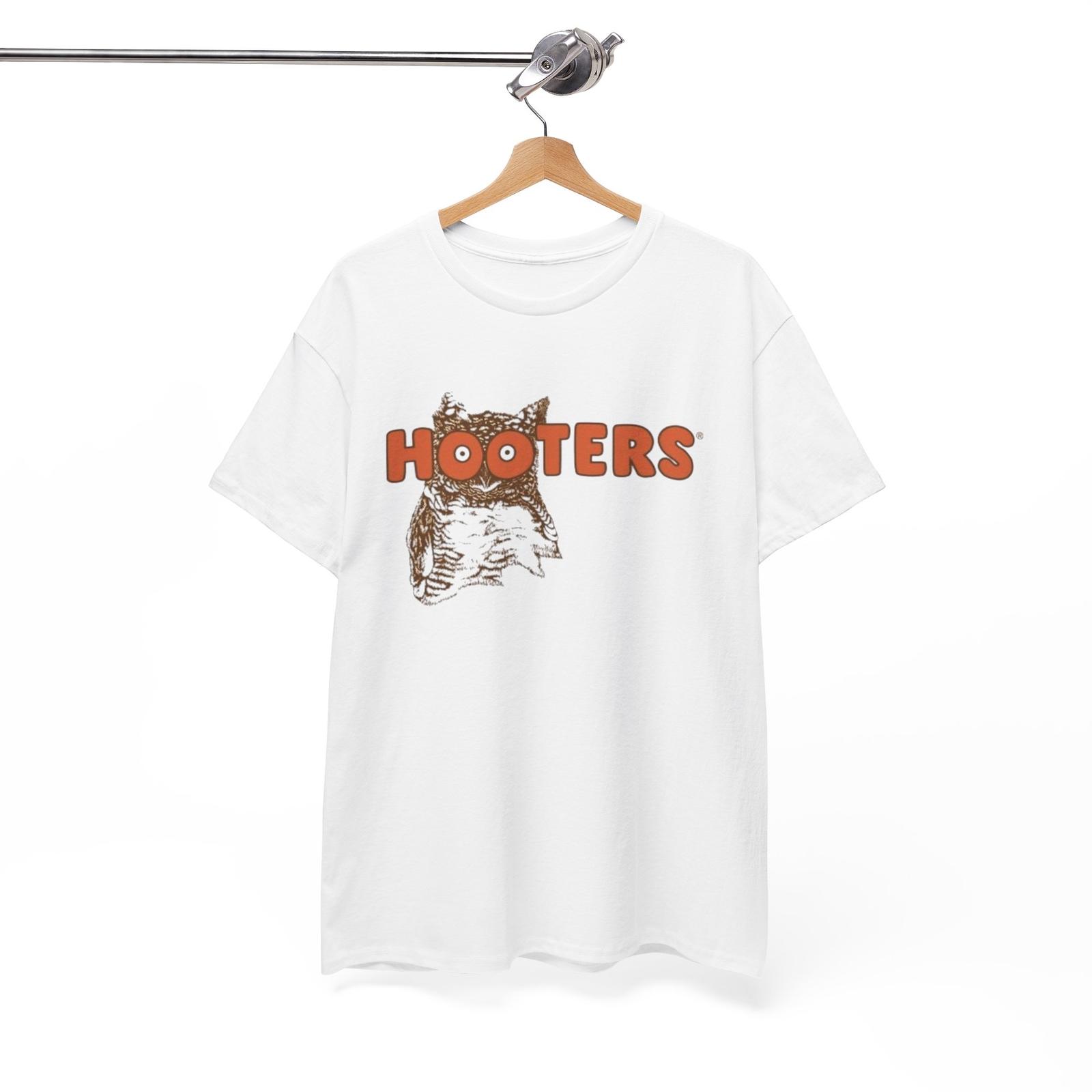 Hooters Graphic T Shirt Vintage Bar Logo Retro Unisex Heavy Cotton Tee XXXXL
