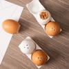 Mini Salt and Pepper Bottle Ceramic Seasoning Jar Creative Simulated Egg Spice Jar Set  Cooking