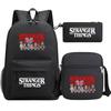 Stranger Things Star Printing Teen Student School Bag Three-Piece Men'S And Women'S Backpack