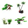 Aquarium Ornament Fish Tank Decoration Accessories for , Green - S/L to Choose