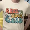 T-shirt divertente da papà Reel Cool per la pesca | Maglietta Novità