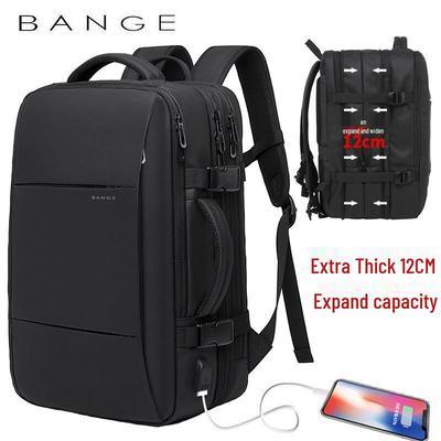 BANGE Sac à dos pour ordinateur portable pour hommes, grande capacité, affaires et voyage