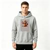 Men's Anime Character Printed Pullover Hoodie Casual Long Sleeve Sweatshirt for Daily Wear