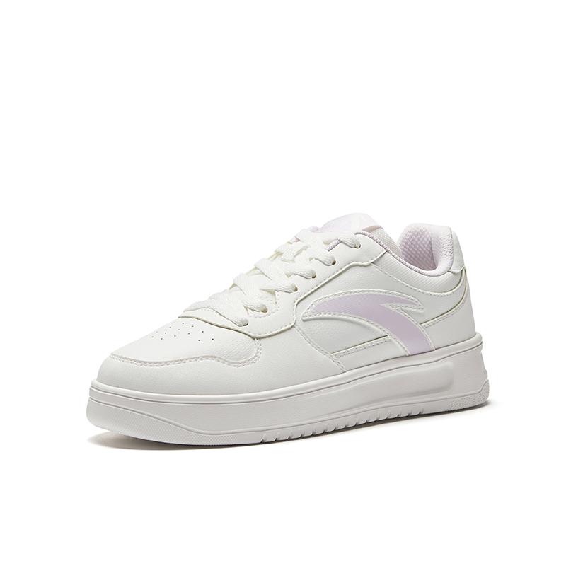 ANTA Casual Skate Shoes Off White Light Purple Women 922538004Q-1