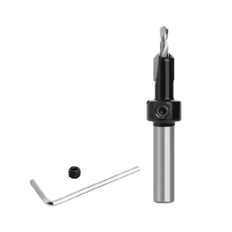 8/10mm Round Shank Countersink Drill Bit High Speed Steel Milling Cutter Metal