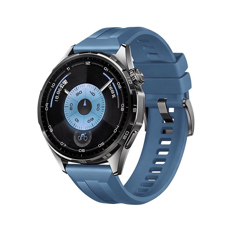 Armband für Huawei Watch GT6 Pro 46mm Herren Damen Armband für Huawei Watch GT6 Pro 46mm Drücken Schnellverschluss Silikonband Armband