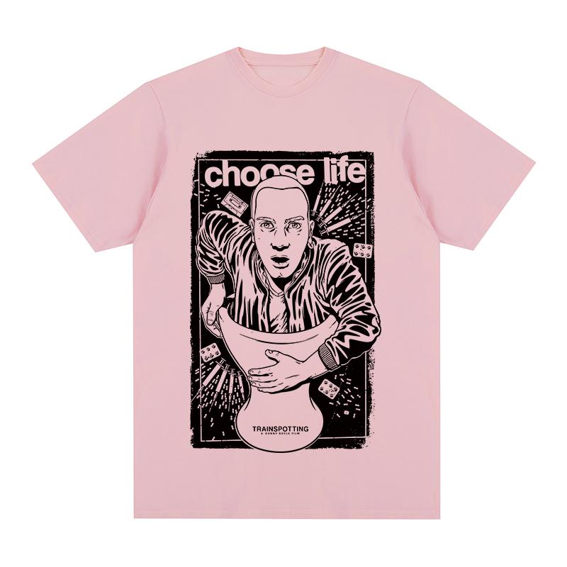 Trainspotting Movie Retro Design British Popular Streetwear Casual Tshirt Cotton Unisex T Shirt New Tee Tshirt Unisexs Tops
