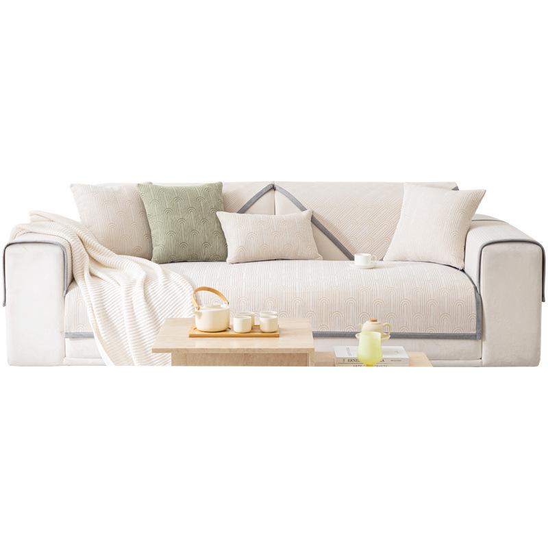 Chenille Sofa Cushion Four Seasons Universal Affordable Luxury Style Backrest Towel Cushion High-End New Sofa Cover Cover Cloth