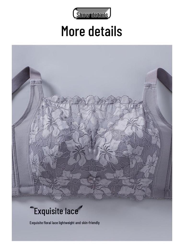 Plus Size Wire-Free Binder Bra for Bust Minimization and Side Fat Reduction, Large Cup Bandeau, Wire-Free, Big Chest Minimizer