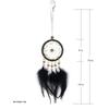 Creative Chicken Feather Dream Catcher for Car, Home, and Bedroom Wall Decoration