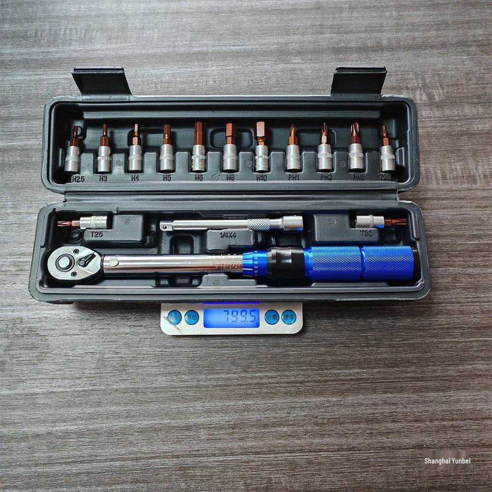 High-Precision 1/4" Adjustable Torque Wrench Set for Bikes