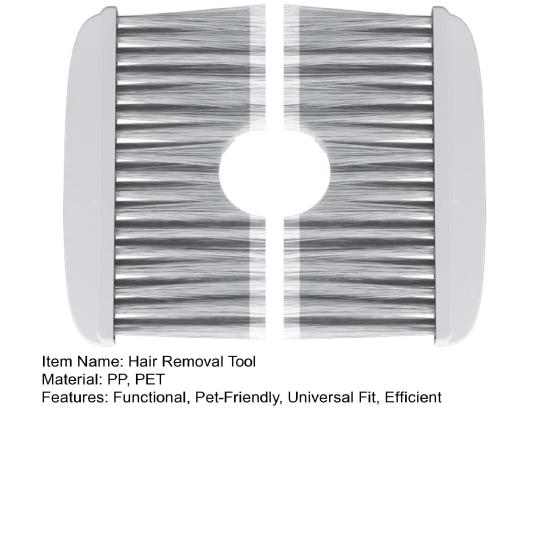 Schwebendes Haarentfernungswerkzeug Katzentoilettentür Universelle Passform Bürste Tierpflege Tür Entfernt lose Haare Verhindert Verfilzungen Helfer für Katzenbesitzer