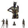 Black Pantherwakanda For Altid Letitia Wright Dame Elastisk Bodystocking Hovedbeklædning Cosplay