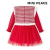 MiniPeace Girls' Red Sleeveless Dress