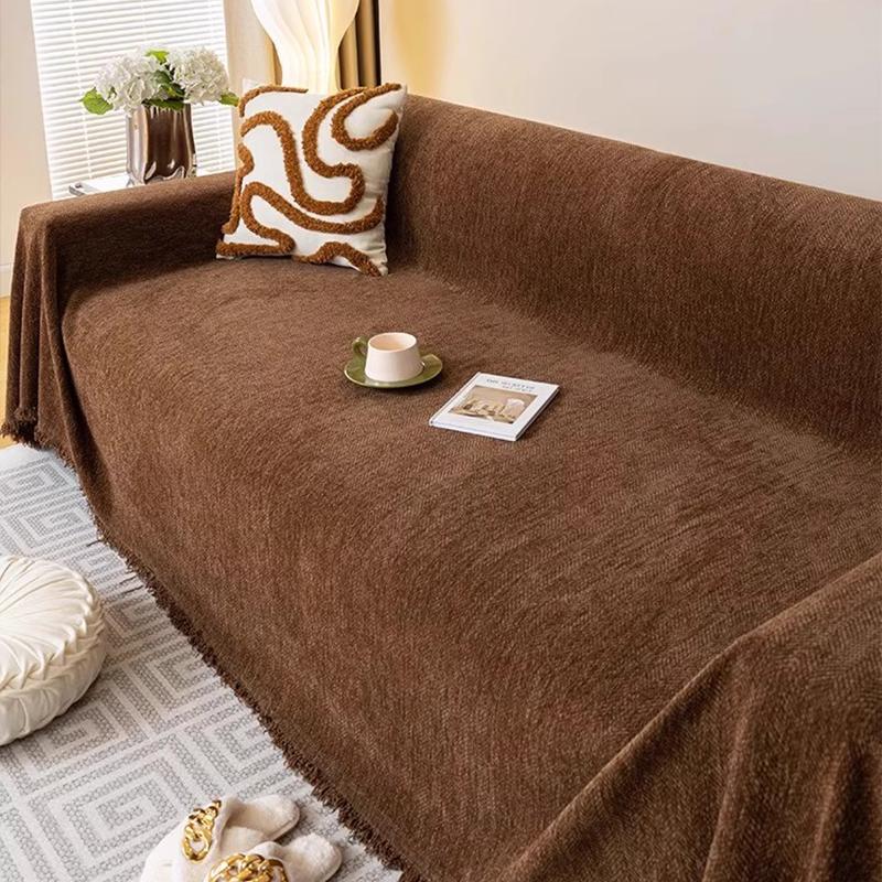 Modern Simple Chenille High-end Sofa Cover Cloth Universal Sofa Towel in All Seasons Full Cover Cover Blanket Dirt-resistant