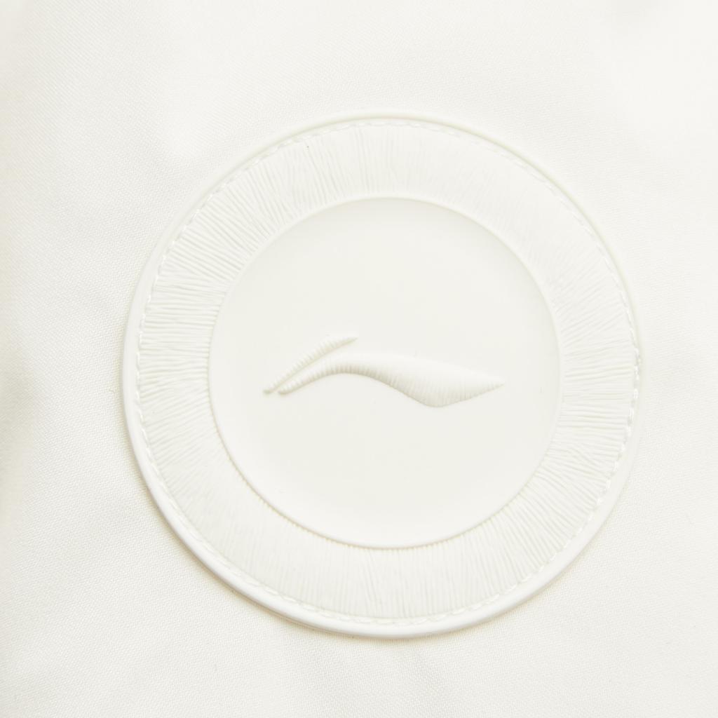 Li-Ning Fitness Series Water-Resistant Solid Color Raglan Casual Versatile Cold-Resistant Hooded Zipper Winter Down Jacket Women Outerwear AYMU108-1