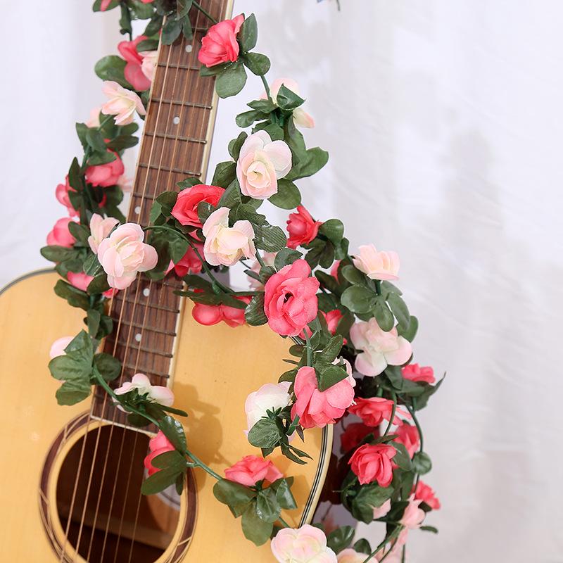 45 Rose Vine Artificial Silk Flowers - Decorative Simulation Vines