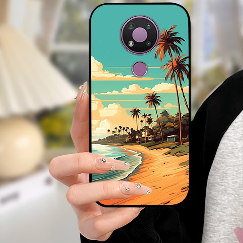 Capa For Nokia 5.4 Cases Black Silicon Soft TPU Phone Case For Nokia 5.4 5.1 7.1 Protective Camera Coque Nokia5.4 Back Shells