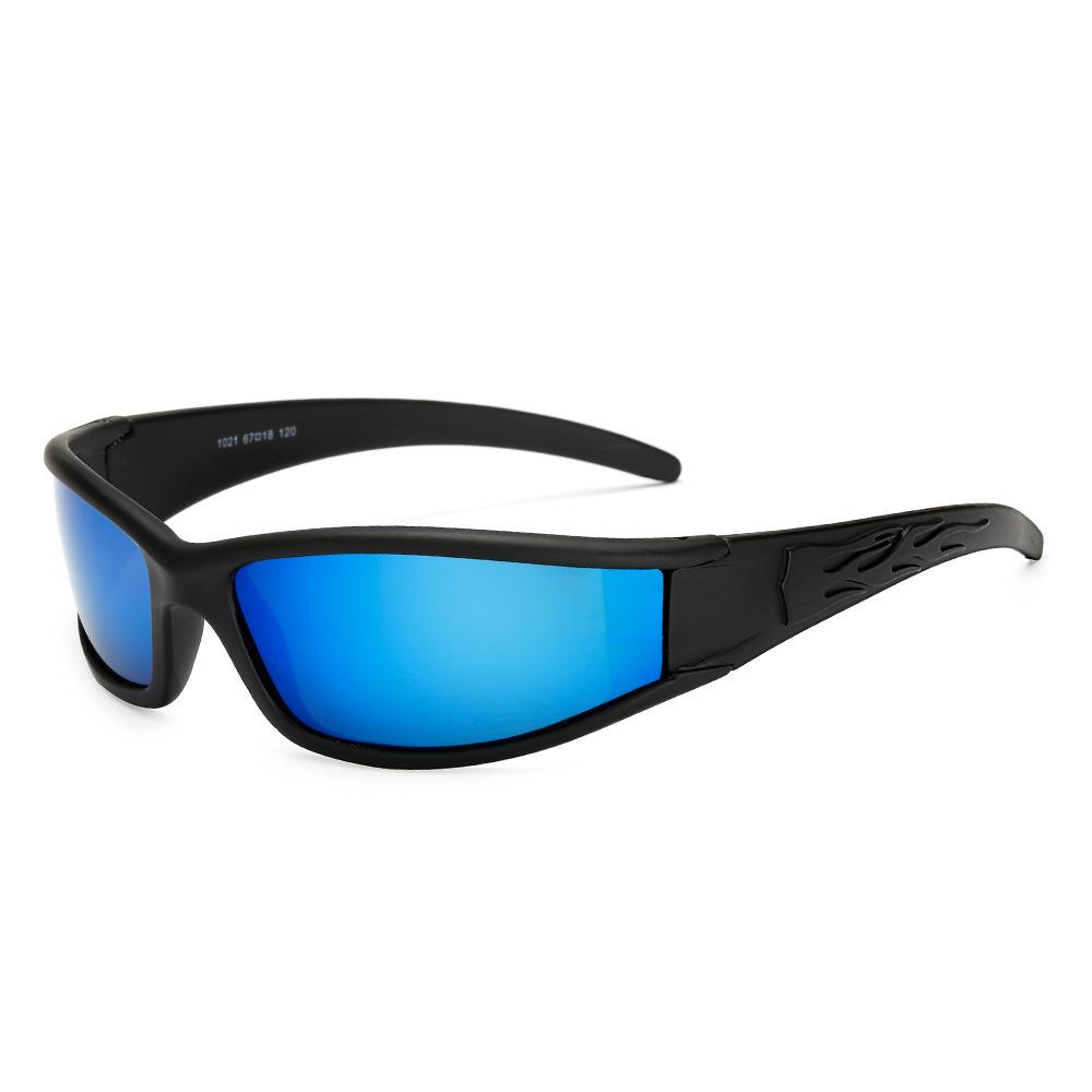 

Outdoor Sports Sunglasses Cycling Eyewear with Durable Frame and UV Protection Lenses Suitable for Various Activities One Size синий