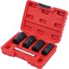 5pcs Metal Construction Bolt Remover Socket Tool Stripped Lug Nut Remover  For Vehicle Repair
