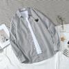 2023 Summer Unisex Striped Long Sleeve Lightweight Love Shirt