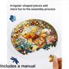 Acrylic Puzzle Window Hanging with Hanging Chain Elegant Suncatcher Kit Non-Fading UV Print Window Ornament for Room Wall Art