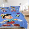 3pcs Pinocchio & Jiminy Cricket Bedding Set, Including 1 Quilt Cover and 2 Pillow Shams, Without Filling, Soft and Comfortable Home Bedroom Fabri