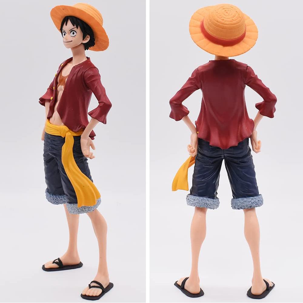 27cm One Piece Anime Figure Smiley Luffy Character Model Ornaments, Three Forms