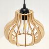 Hanging Lamp, Ceiling Chandelier, Wooden, Led Lampshade