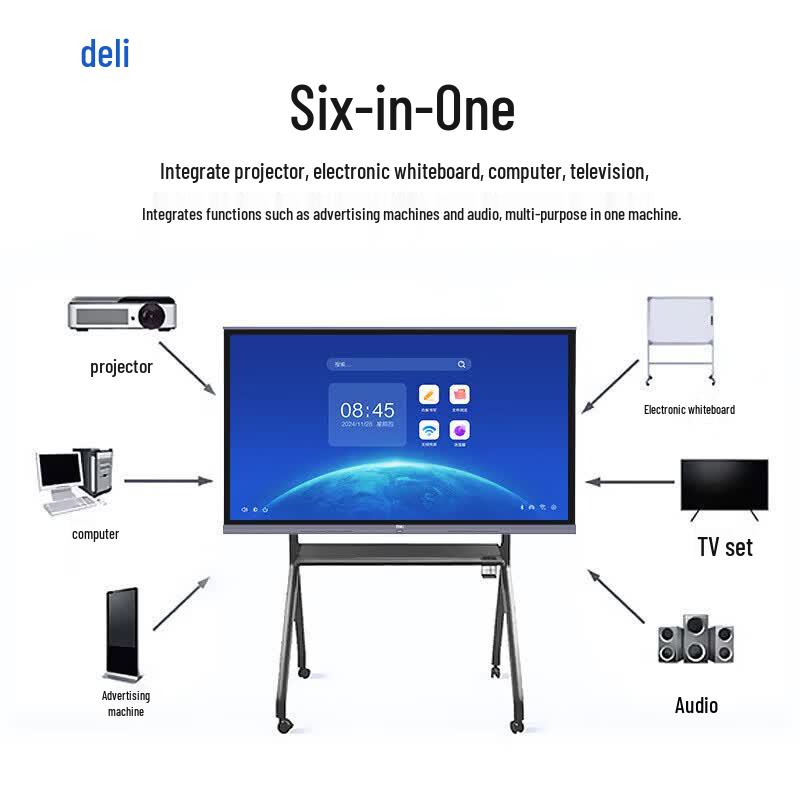 Deli 55-inch 4K Interactive Flat Panel Display (CN Version)