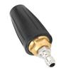 Pressure Washer Turbo Nozzle 1/4in Quick Connect Ceramic Core Copper 3000PSI Rotating Turbo Nozzle
