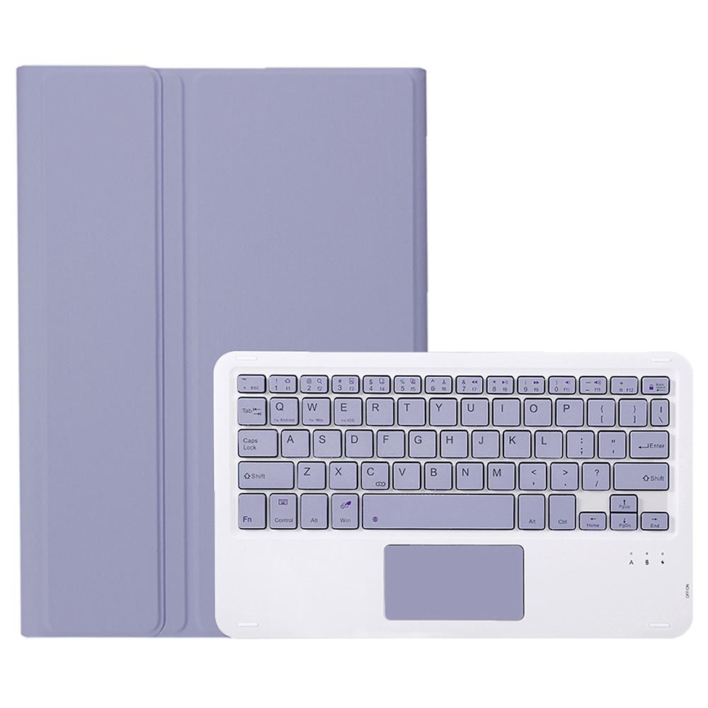 

AH20-A For Huawei MatePad 11.5 S Leather+TPU Tablet Cover Bluetooth-compatible Keyboard Case with Touchpad Purple