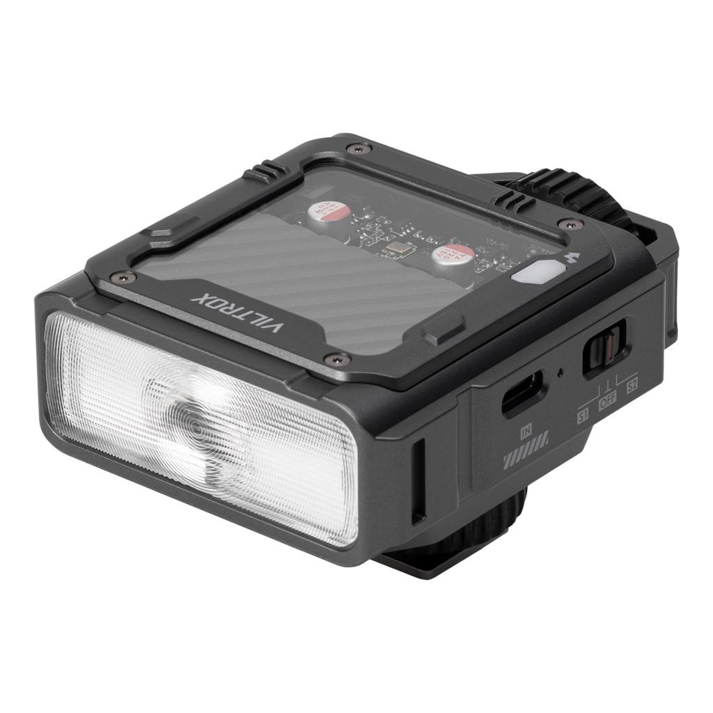 VILTROX Spark Z3 Camera Compact TTL Mini GN16 1800mAh Flash with Compatible with Nikon Flash, On-Camera Flash, 7-Level Dimming, Diffuser, (Gunmetal