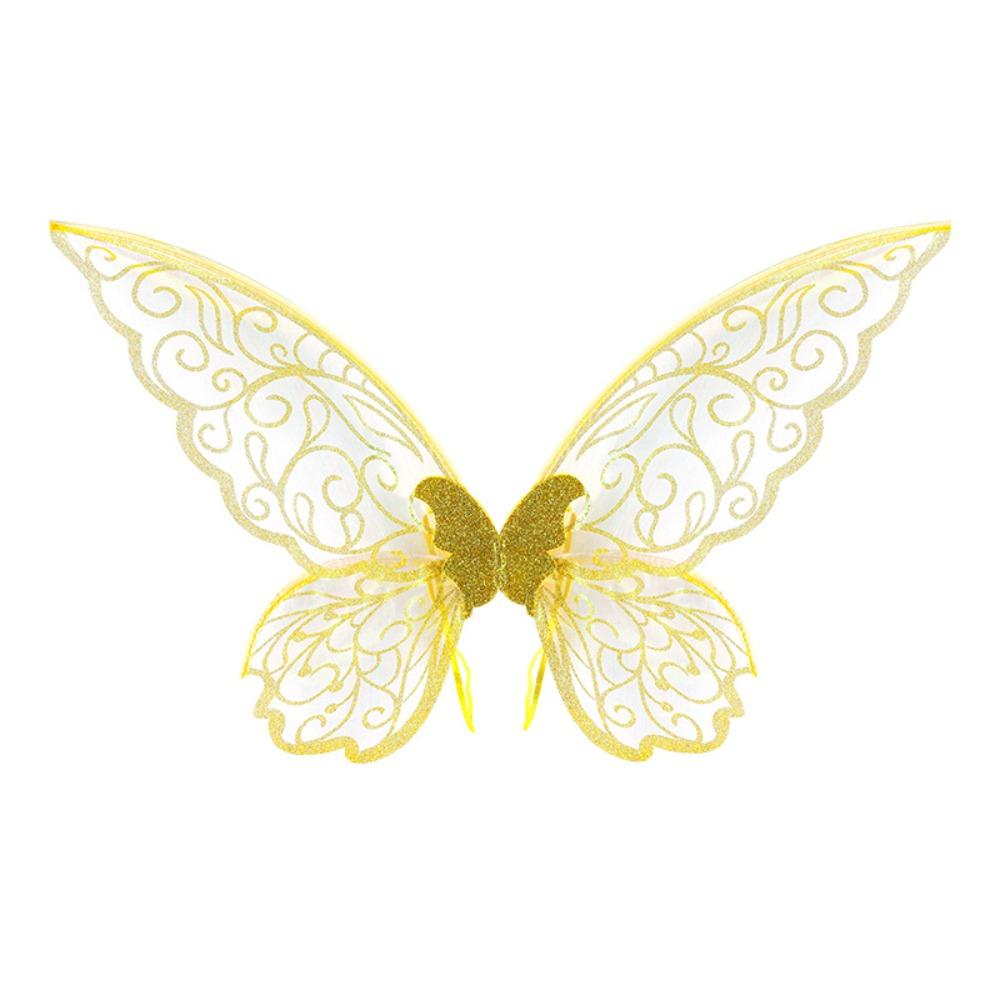 Sparkle Butterfly Fairy Wings Colorful Elf Wings Costume Fantasy Cosplay Wings Party Favor