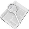 5X 10X Handheld Magnifying Glass 12 LED Illuminated Lighted Magnifier for Reading