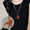 Keychain Pendant with Bead Chain 3D-Printed Xenon Rock Loki Hand-Sculpted Grace Doll Pendant Rescue Plan Bag Pendant