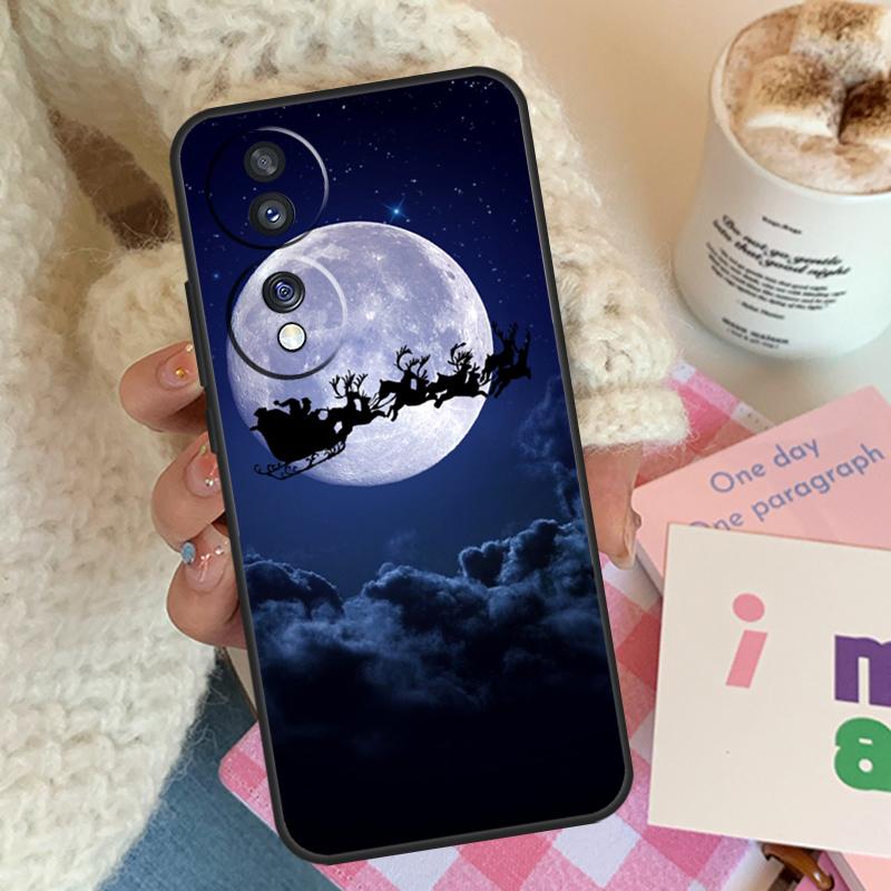 Feliz Navidad Papá Noel Para Honor Magic 8 7 6 5 Pro Funda Para Honor Win RT X9d X9b X9c X9a X8c X8b 200 400 70 90 Lite